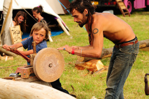 Wood Turning at Off Grid